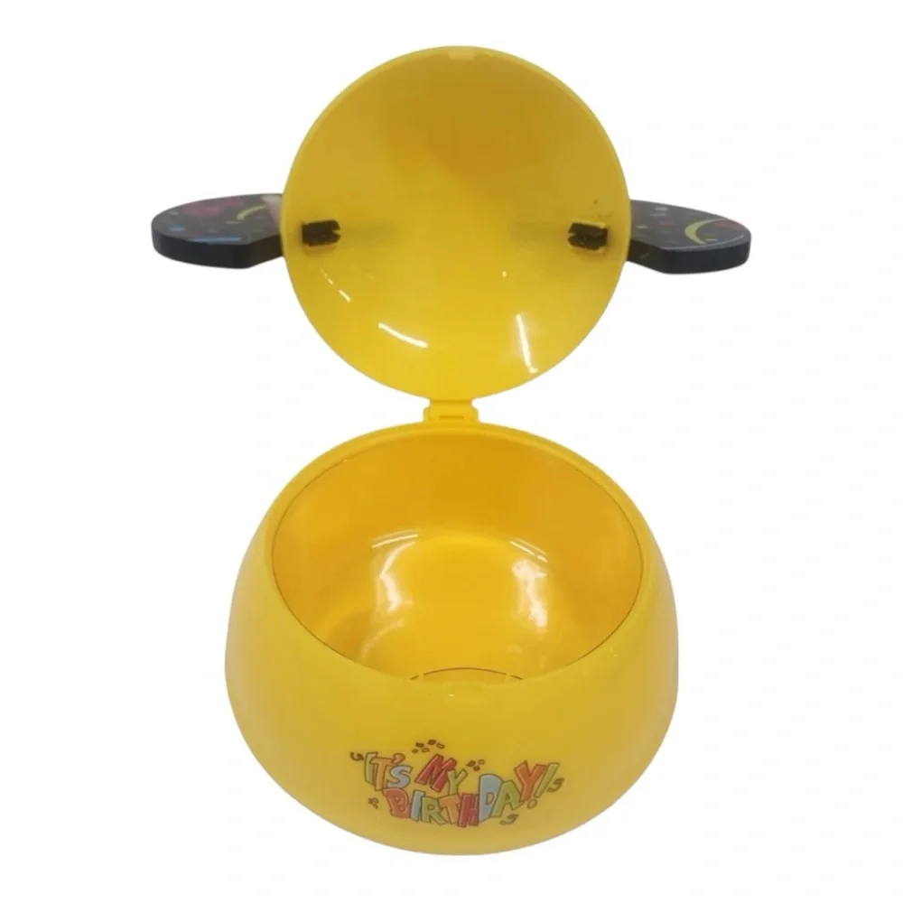 Disney Its My Birthday Ear Hat Mickey Mouse Ice Cream Sundae Bowl Yellow